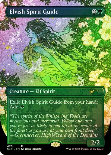 Producto - Elvish Spirit Guide (Secret Lair) (Borderless Foil)
