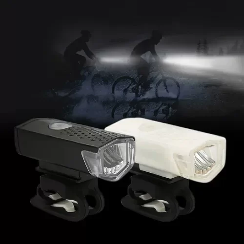 Producto - Luz Delantera Para Bicicleta Recargable Usb 3 Modos