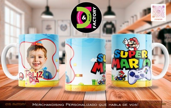 Producto - Taza Super Mario Bros - TZ-RT-BL-11OZ-396-MV-ANM-SMB