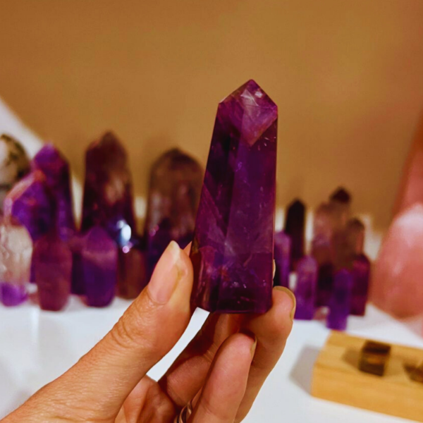 Producto - Obelisco de Amatista Chevron 04