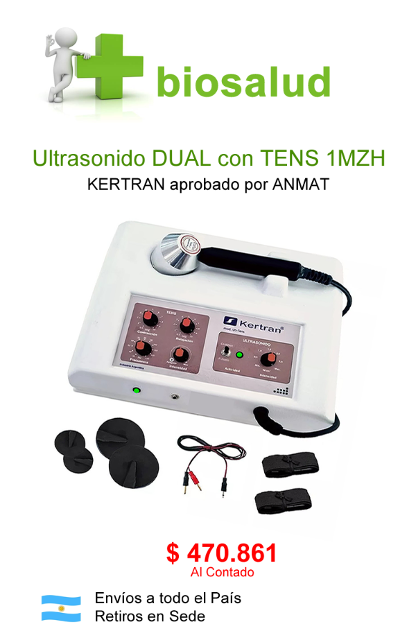 Producto - ULTRASONIDO DUAL 1 MHZ con TENS KERTRAN