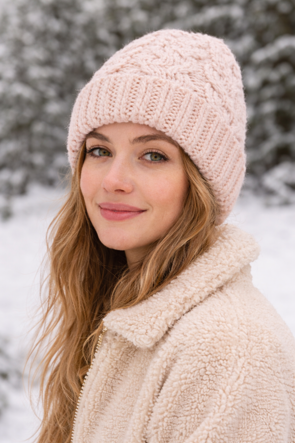 Producto - Gorro de lana Vainilla