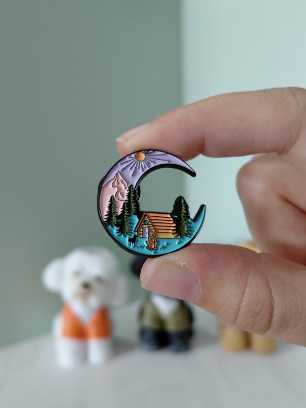 Producto - Pin metalizado - Paisajes #3039