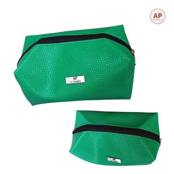 Producto - NECESER CARTU BOX CUERINA VERDE OSCURO