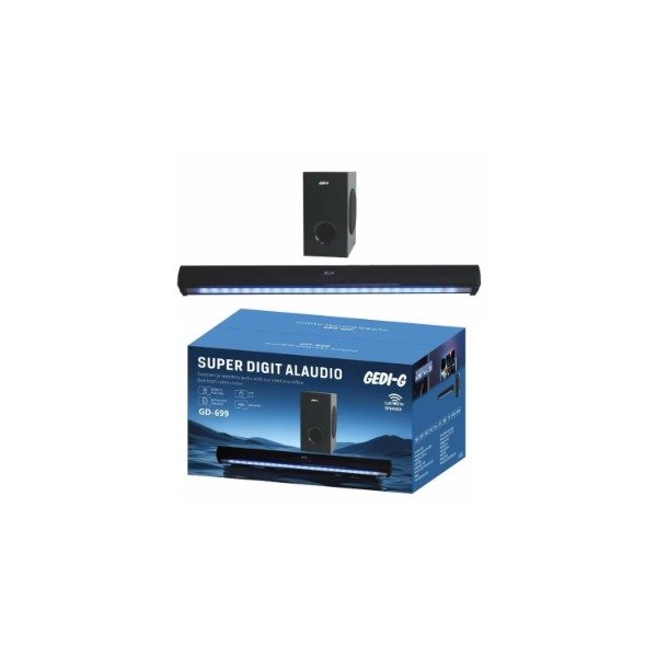 Producto - Barra de Alta Calidad Subwoofer 5.1 Sistema Cine en Casa  Bluetooth P-TV GD-699.
