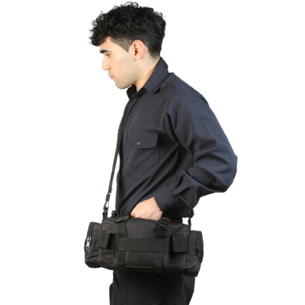 Morral riñonera Woodpack Blackops negra — imagen 5