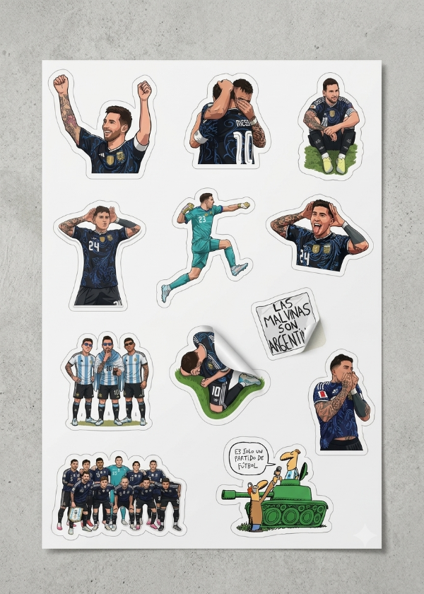 Producto - PLANTILLA STICKERS ARGENTINA