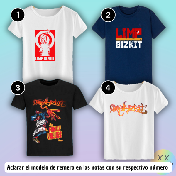 Producto - Remeras Limp Biskit #1 (varios modelos)