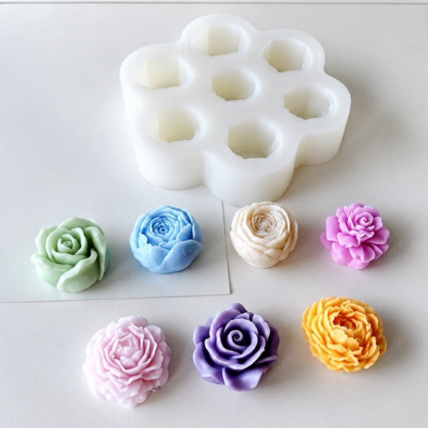 Producto - MOLDE SET DE FLORES X7 -20P10-