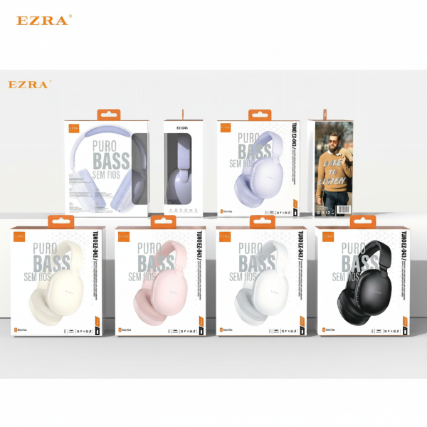 Producto - Auricular Vincha Bluetooth Inalambrico 8 Horas de Bateria EZRA  EZ-O43.
