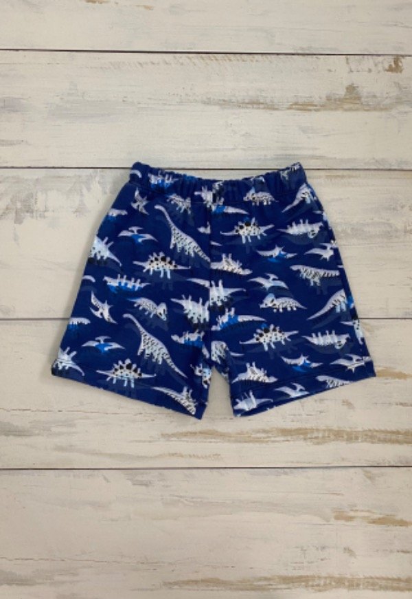 Producto - Short rústico dinos azul