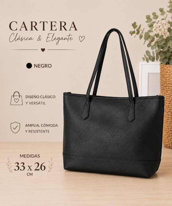 Producto - cartera dama lisa - 3
