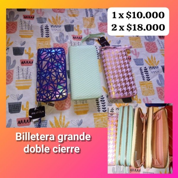 Producto - Billetera doble grande x1