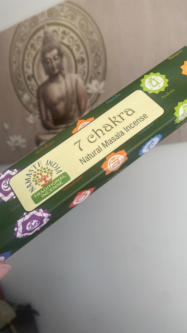 Producto - Sahumerios Namaste India - 7 chakras