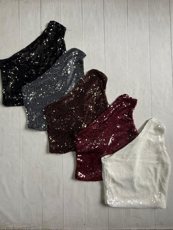 Producto - [5628] Top 1 hombro lentejuelas ''Ibiza''