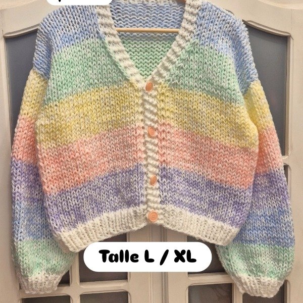Producto - Cardigan Bariloche pastelito
