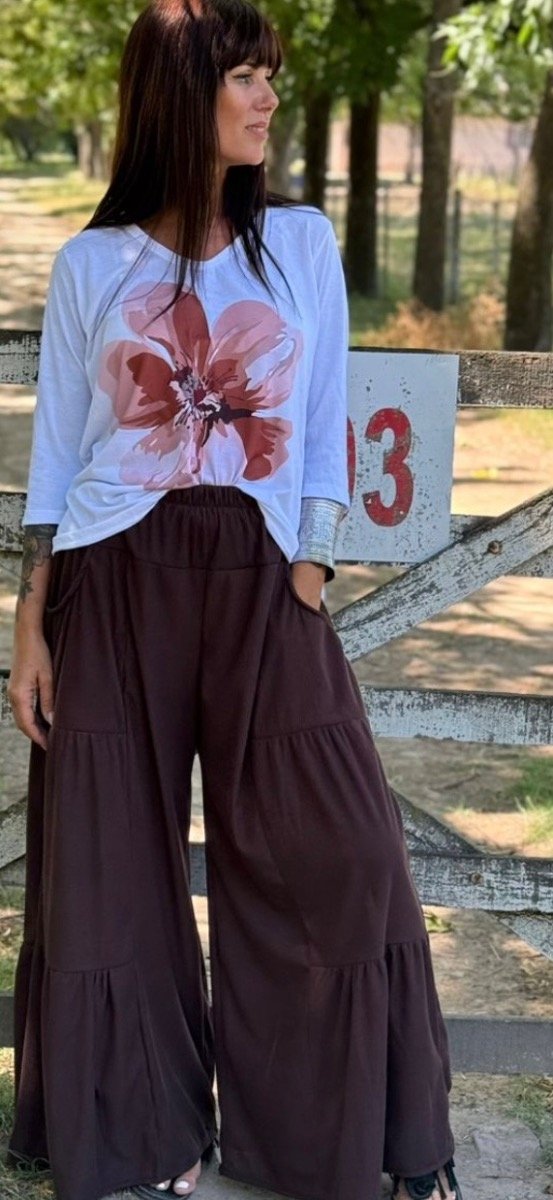 Producto - Pantalón tipo corderoy choco