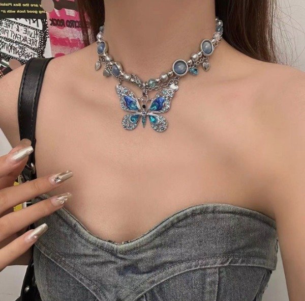 Producto - Collar Butterfly Blue