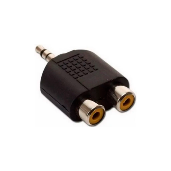 Producto - Conectores de audio GENERICO adaptador 2 RCA a 1RCA - 0