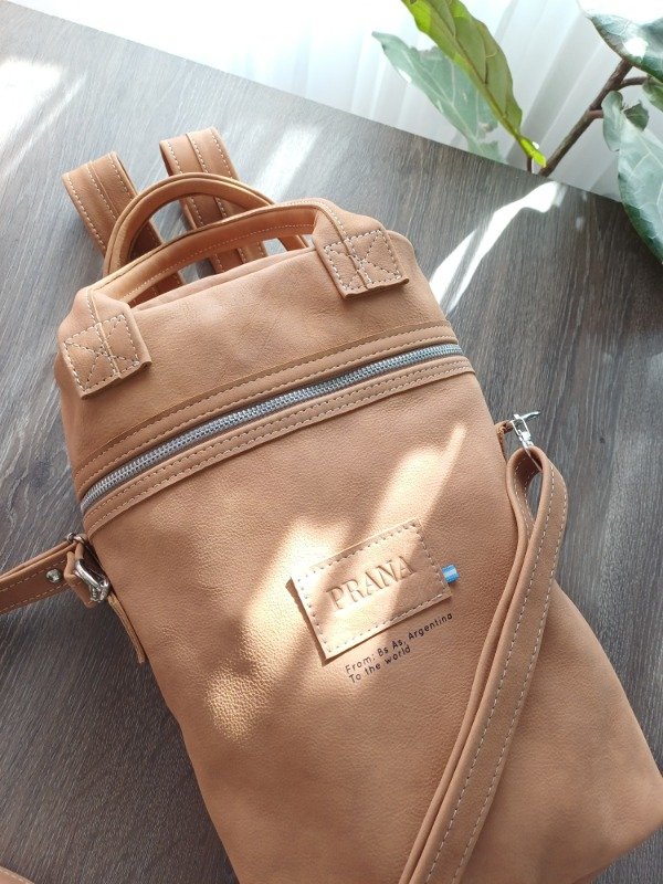 Producto - Matera mochila/morral CUERO