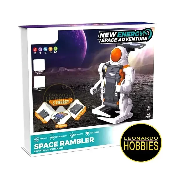 Producto - Space Rambler Robot p/Armar STEAM Energía Solar/Agua salina HTCTK0202