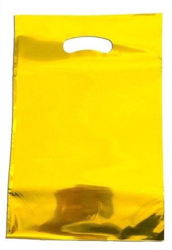Producto - Bolsa Metalizada Dorado 16,5x25 cm x10 Unid.