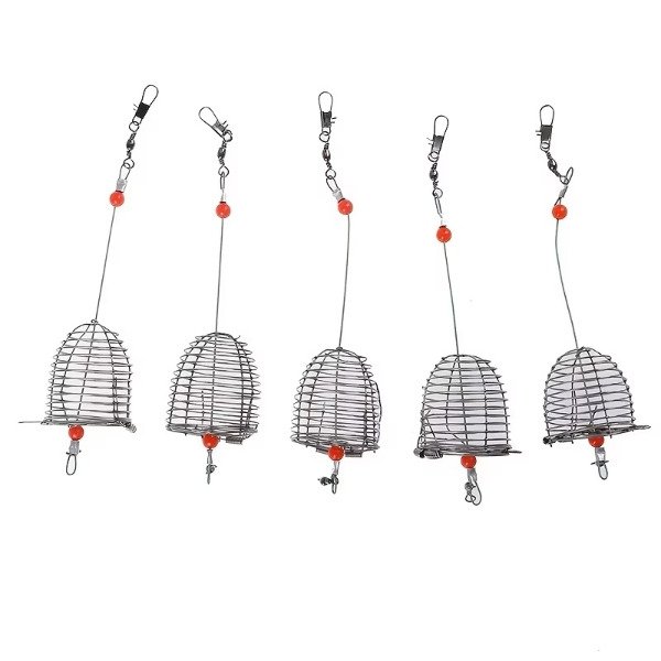 Producto - Linea de Fondo Cestillo Cebador Acero Inoxidable Tamaño S Carpa Boga - 6