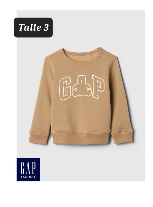 Buzo con friza gap talle 3 osito