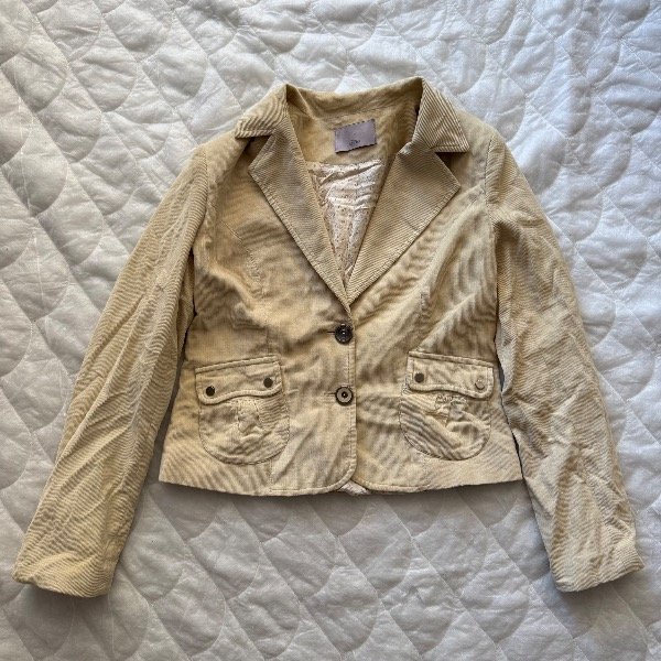 Producto - Ayres beige corderoy blazer