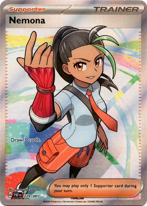 Producto - Nemona - 229/091 - Paldean Fates - Holo