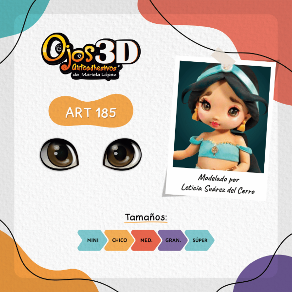 Producto - Ojito 3D art 185