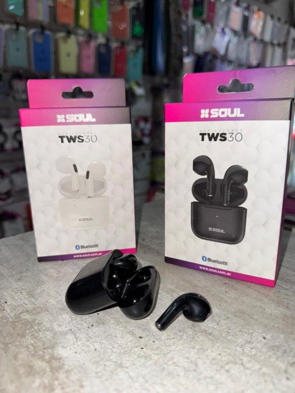Producto - AURICULAR BT SOUL TWS 30 NEGRO