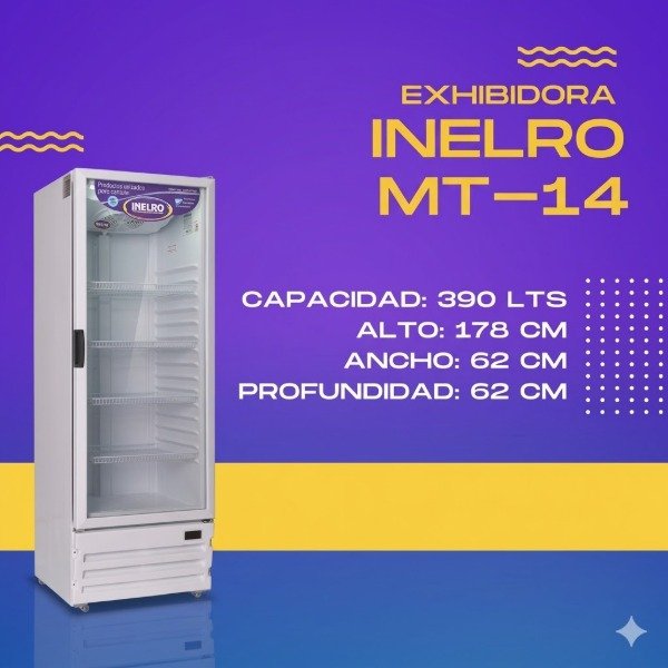 Producto - EXHIBIDORA COMERCIAL INELRO MT14 - 390 LT.