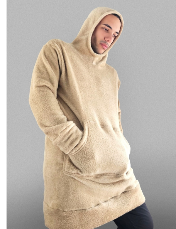 Producto - Maxi buzo Beige Liso