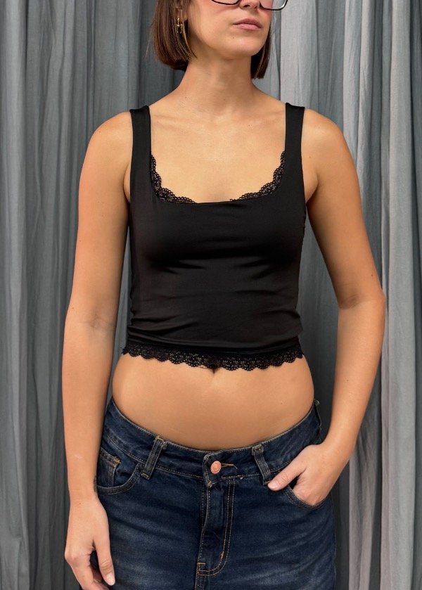 Producto - Top Cuadrado Puntilla