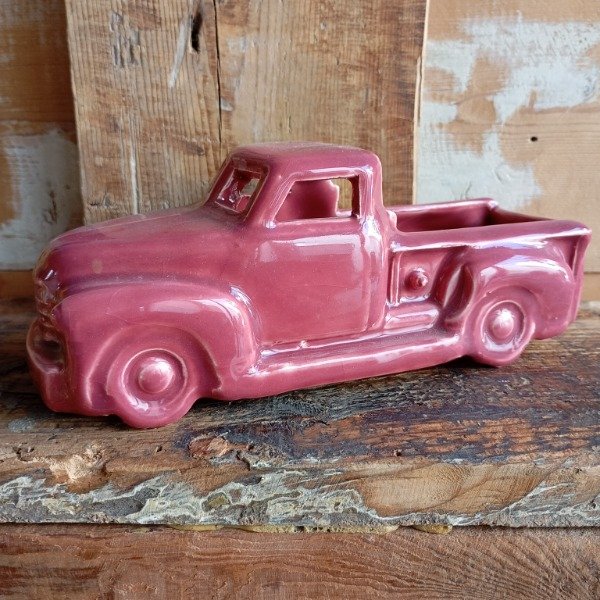 Producto - Maceta Camioneta del 50 Rosa