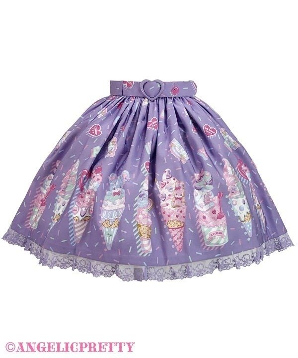 Producto - Decoration Ice Cream Skirt - Angelic Pretty