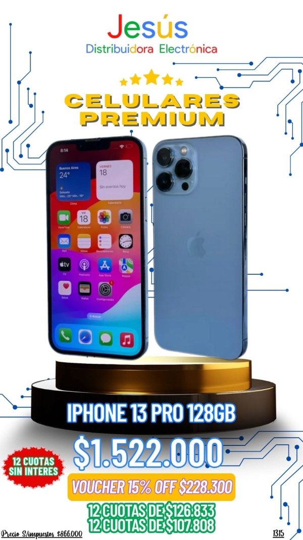 Producto - IPHONE 13 PRO 128GB SEMI NUEVOS
