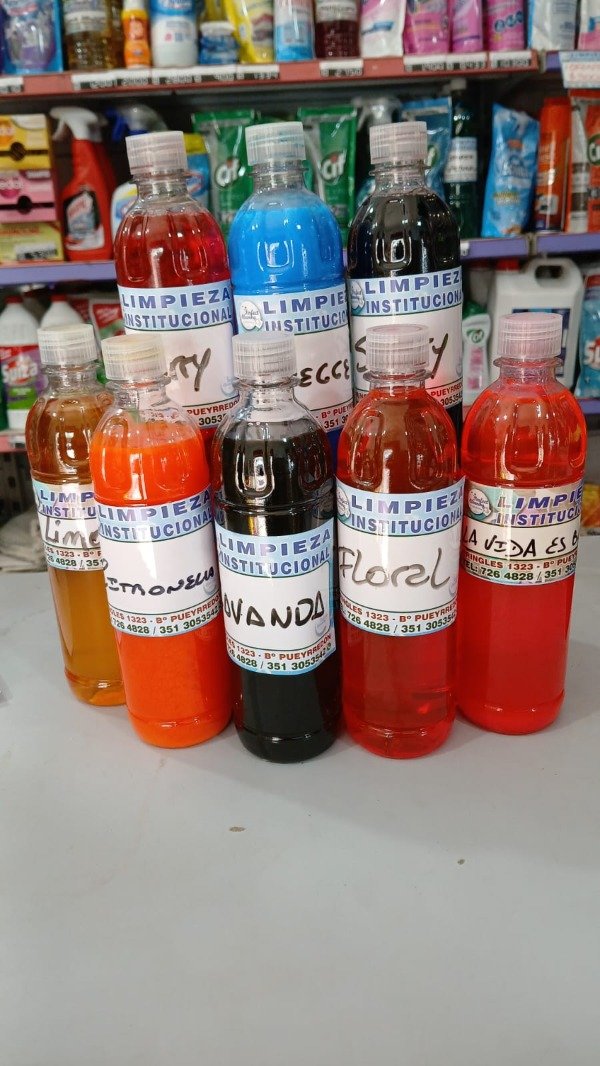 Producto - Esencia de perfumina para piso x 1/2 lt para diluir en 20 lts