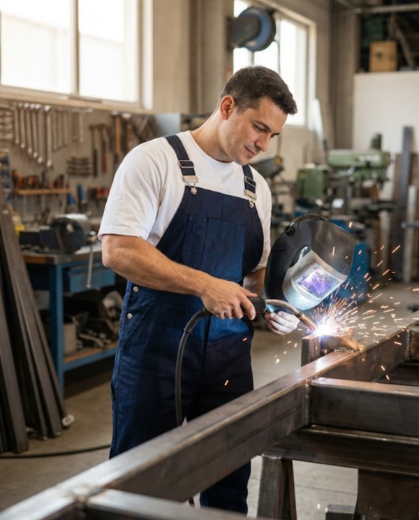 Producto - Overol Americano Bull Azul - Trabajo 13 onzas