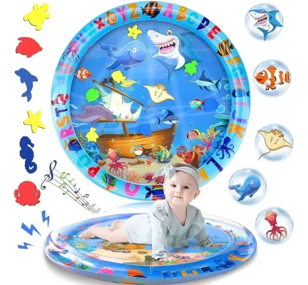 Producto - Alfombra Inflable Antigolpes Bebes Agua Sensoria