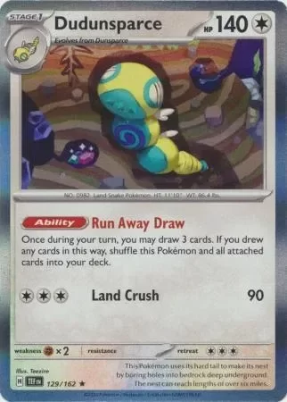Producto - Dudunsparce - 129/162 - Temporal Forces - Holo