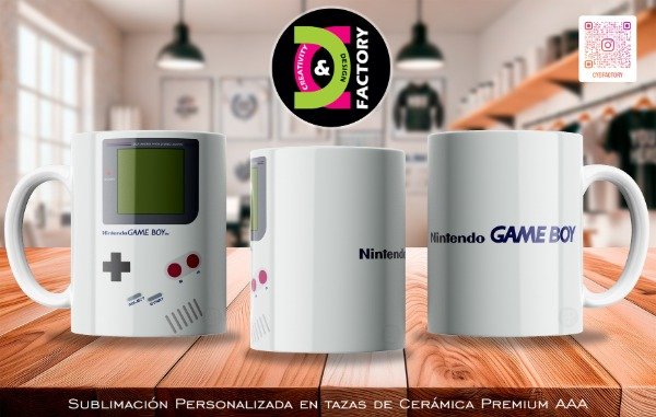 Producto - Taza Nintendo GameBoy - TZ-RT-BL-11OZ-395-VG-NIN