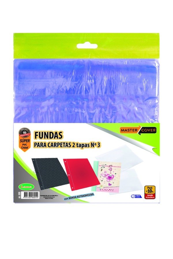 Producto - FUNDA PVC CARPETA N3 2 TAPAS