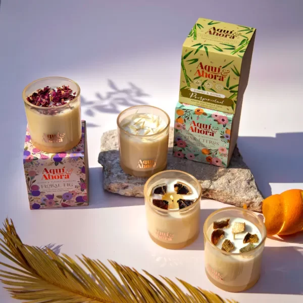 Producto - Velas de soja premium aquíyahora
