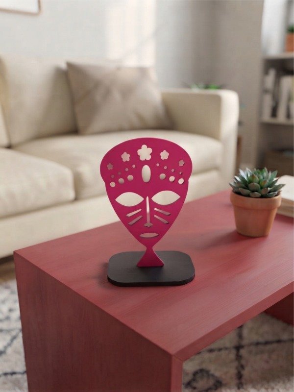 Producto - Piezas "Étnicas" / Máscaras Tribales III / Fucsia Power - 0