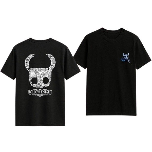 Producto - Remera Vinilo Doble Estampa Hollow Knight Otorii