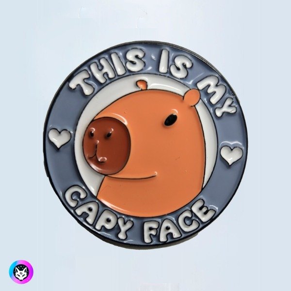 Producto - Pin "CAPY FACE"