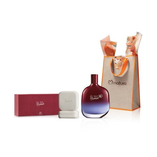 Producto - Regalo humor beijo nasculino, perfume 75ml + 2 jabones perfumados de regalo