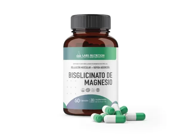 Producto - Bisglicinato de Magnesio 500 mg (60 capsulas) Labs Nutrition
